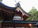 佐久奈度神社本殿と透塀
